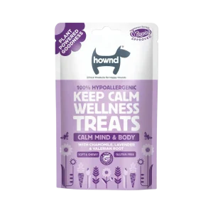 Galletas Hownd Keep Calm, 100g, con lavanda, manzanilla y valeriana