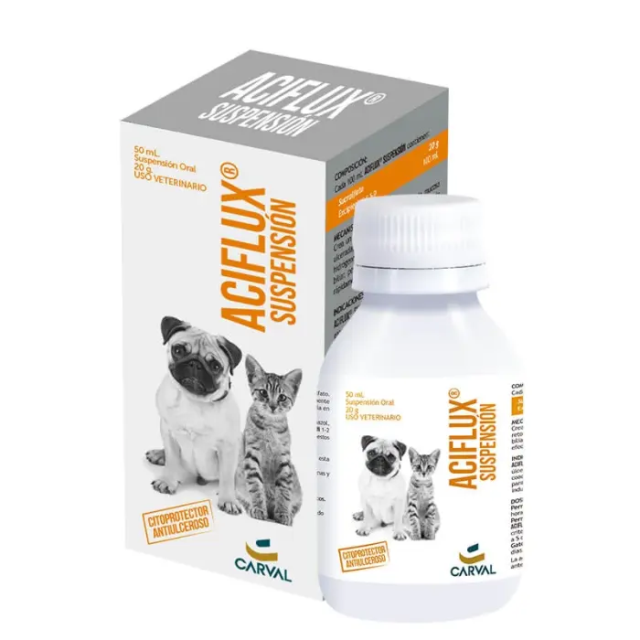 Aciflux protector gástrico para perros y gatos
