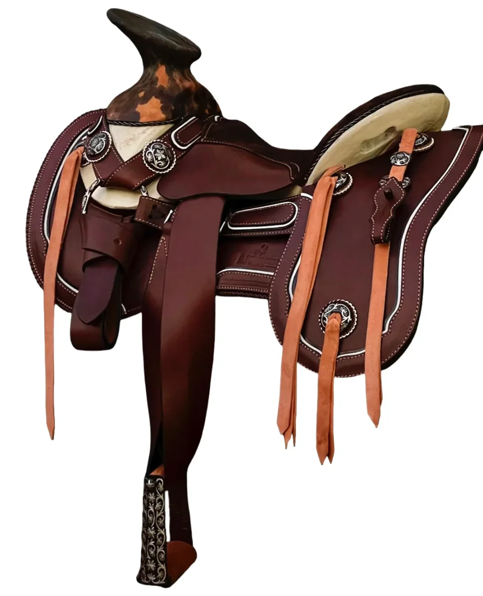 Montura de cantinas de huaje vitral - Imagen 4