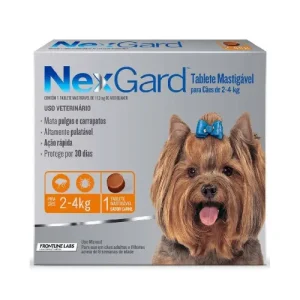 Antigarrapatas y pulgas Nexgard 2 a 4 Kg