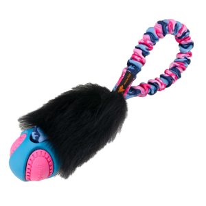Mordedor elástico de bolsillo pelo de oveja y pelota/ Pocket PowerBall Magnet  Tug-e-Nuff