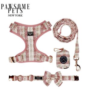 Conjunto de Paseo Pawsome Pets New York – Vermellón Francés (5 piezas)