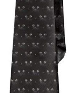 Corbata para negocios con diseño de ojo de gato y seda de poliéster.