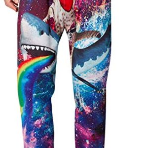 Pantalones deportivos impresión digital 3D de gato