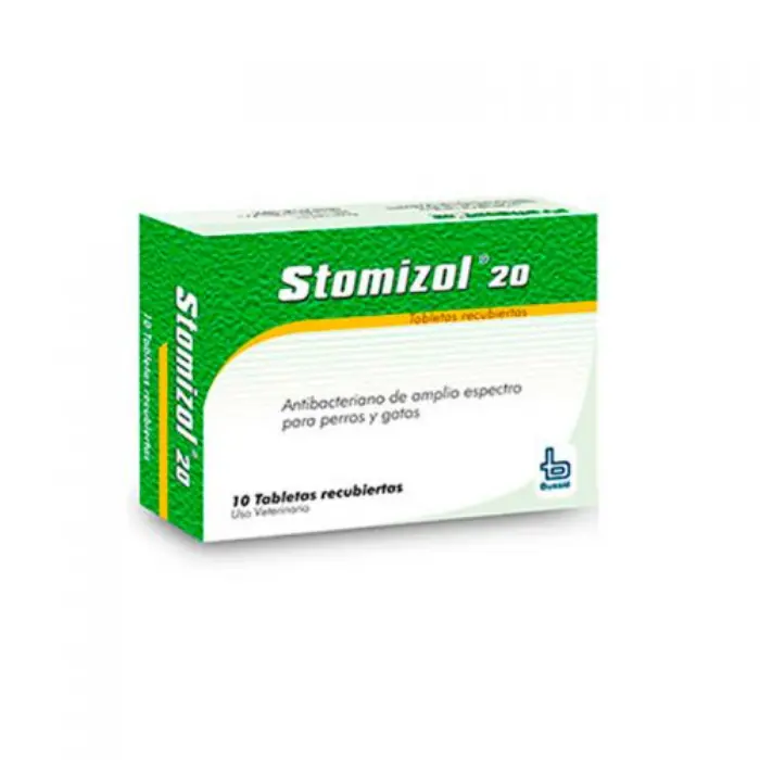 Stomizol 20 Antibiótico para perros y gatos
